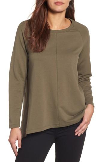 Women's Caslon A-line Sweatshirt - Green