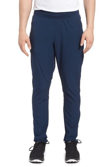 Men's Under Armour Fitted Woven Training Pants, Size - Blue