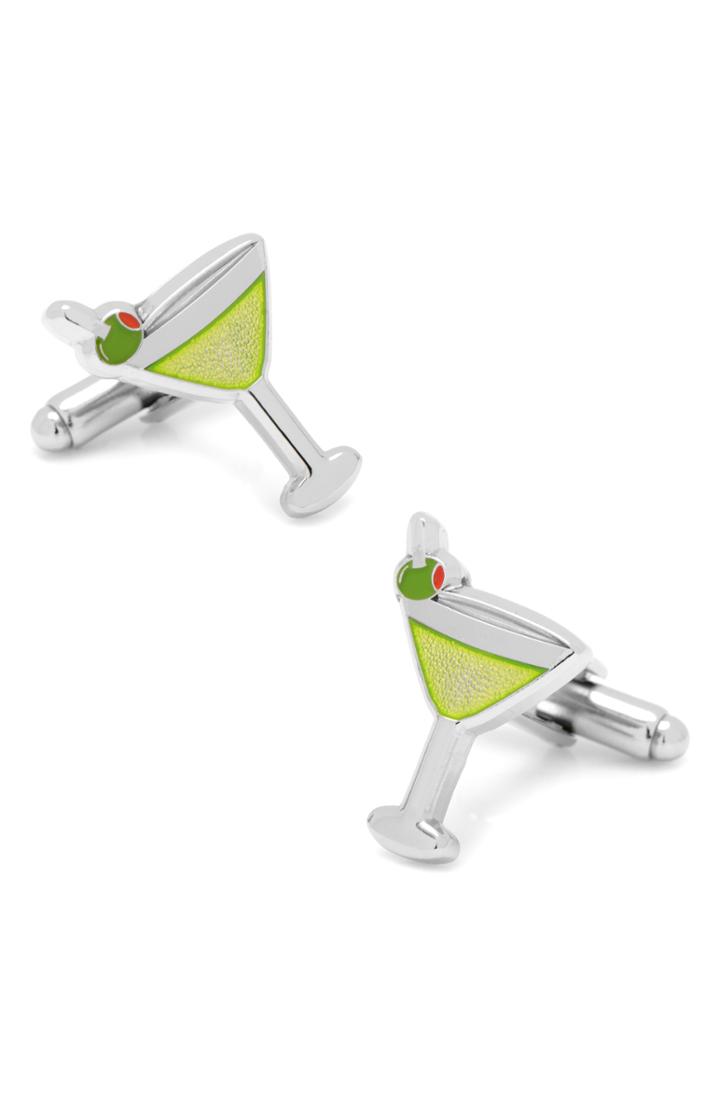 Men's Cufflinks, Inc. Martini Cuff Links