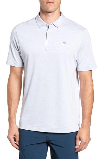 Men's Travis Mathew Only Go Left Jersey Polo - White