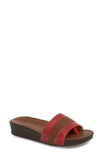 Women's Olukai Ola Huna Wedge Sandal M - Green
