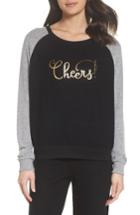 Women's Make + Model Cozy Crew Raglan Sweatshirt - Black