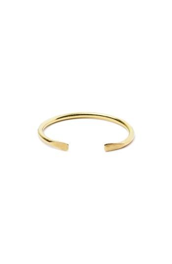 Men's Title Of Work Adjustable 18k Gold Ring