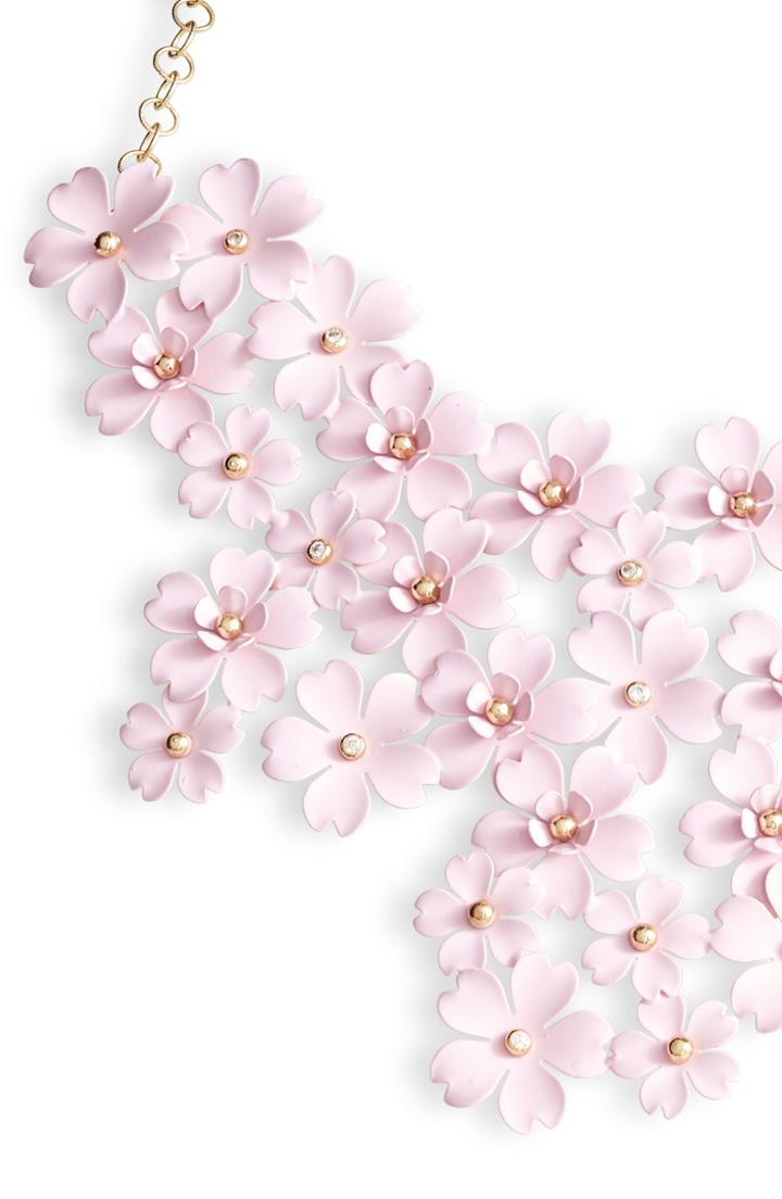 Women's Serefina Cherry Blossom Statement Necklace
