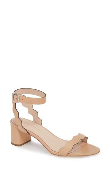 Women's Loeffler Randall Emi Scalloped Sandal M - Beige