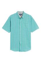 Men's Cutter & Buck Tyler Seersucker Woven Shirt, Size - Green