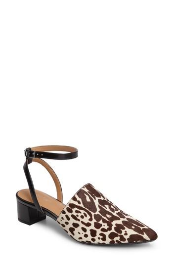 Women's Calvin Klein Ginetta Ankle Strap Pump .5 M - Black