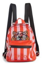 Kenzo Mini Kanvas Embroidered Tiger Stripe Backpack - Pink