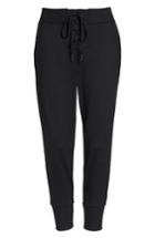 Women's Zella Lace & Repeat Crop Pants, Size - Black