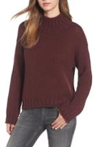 Women's Bp. Cozy Mock Neck Sweater, Size - Burgundy