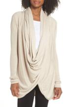Women's Nordstrom Lingerie Long Wrap Cardigan - Blue
