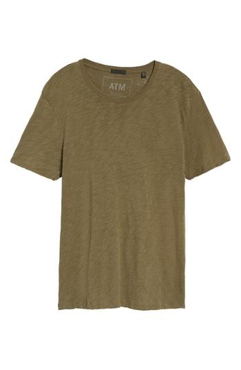 Men's Atm Anthony Thomas Melillo Crewneck T-shirt, Size - Green
