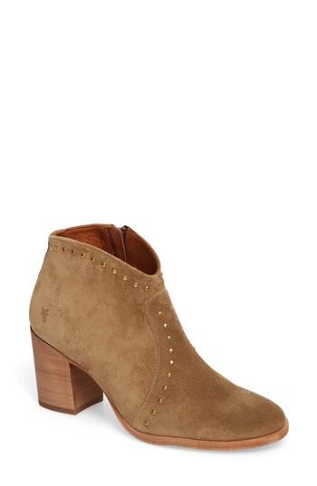 Women's Frye Nora Stud Bootie M - Brown