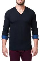 Men's Maceoo V-neck Check Pullover