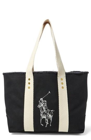 Polo Ralph Lauren Medium Pony Canvas Tote -