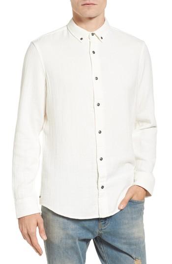 Men's Treasure & Bone Sunset Shirt - Ivory