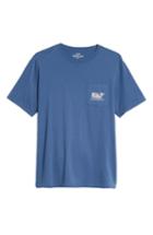 Men's Vineyard Vines Mermaids Whale Fill Graphic Pocket T-shirt - Blue