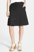 Women's Eileen Fisher Organic Linen Knee Length Skirt, Size - (regular & ) (online Only)