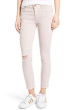 Women's Mother The Looker Crop Skinny Jeans - Pink