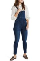 Women's Madewell Eco Edition Skinny Overalls, Size - Blue