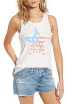 Women's Junk Food Made In The Usa Graphic Tank - White
