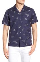 Men's Tori Richard Sanctuary Trim Fit Linen & Cotton Camp Shirt