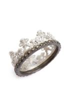 Women's Armenta Old World Half Crown Diamond Ring