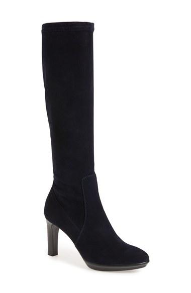 Women's Aquatalia 'rumbah' Weatherproof Knee High Stretch Boot M - Blue