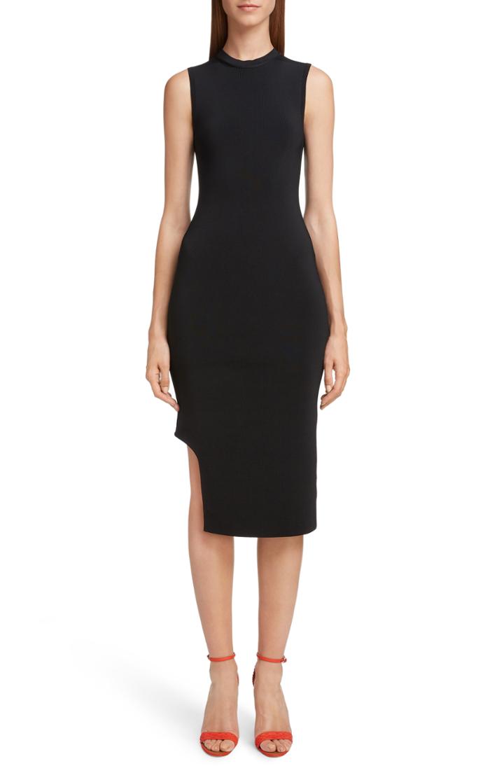 Women's Victoria Beckham Cutout Knit Dress - Black