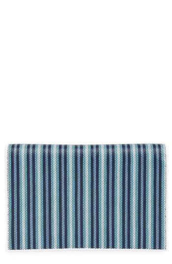 Diane Von Furstenberg Large Raffia Flap Pouch - Blue