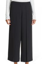 Women's Rag & Bone 'rowe' Pleat Crop Pants - Black