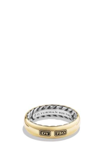 Men's David Yurman 'streamline' Band With Gold