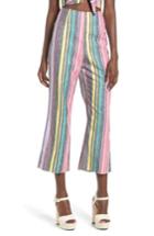 Women's Afrm Karina High Waist Crop Flare Pant - Pink