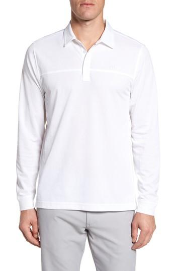 Men's Travis Mathew Wojo Pique Polo - White