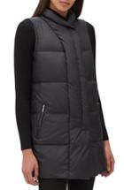 Women's Lafayette 148 New York Adora Alpine Outerwear Down Vest - Black