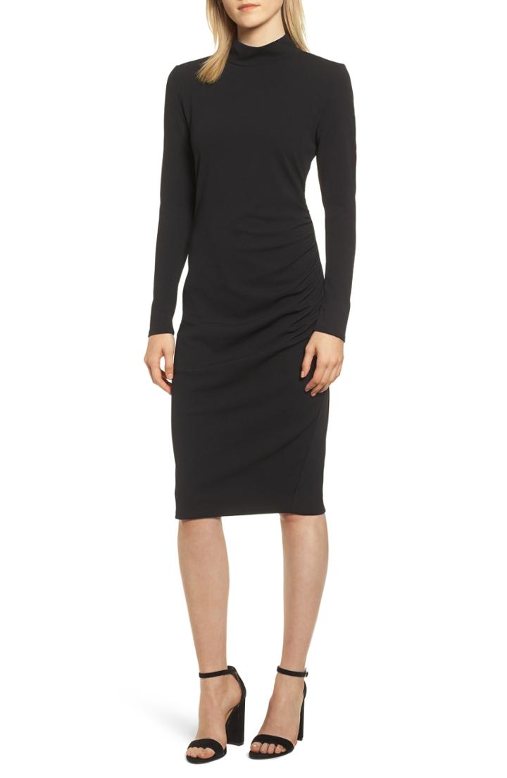 Women's Chelsea28 Mock Neck Body-con Dress - Black