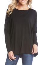 Women's Karen Kane Drape Back Top - Black