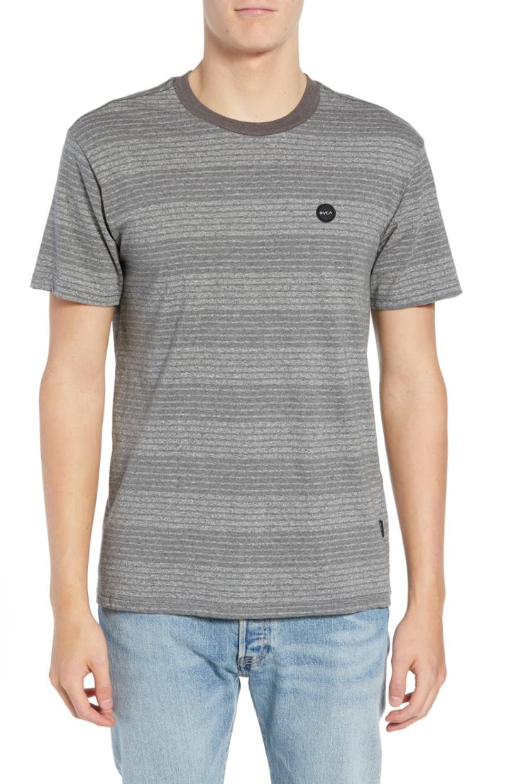 Men's Rvca Longsight T-shirt - Grey