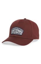 Men's Patagonia Arched Type Roger That Baseball Cap - Red