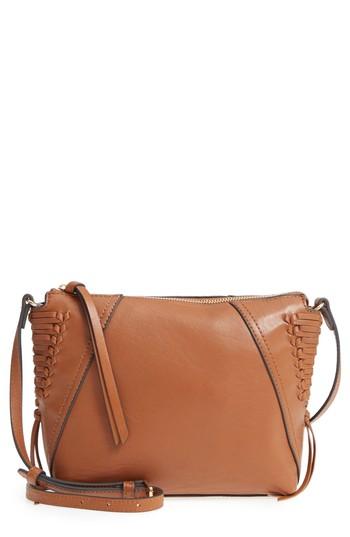 Vince Camuto Ilda Leather Crossbody Bag - Brown