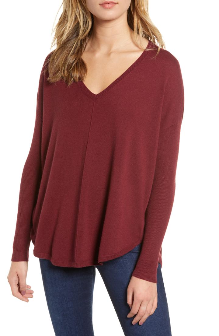 Women's Chelsea28 Everyday V-neck Sweater - Red