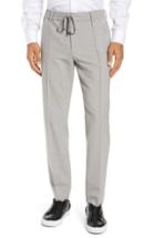 Men's Club Monaco Trim Fit Pintuck Pants - Grey