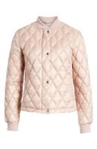 Women's Cole Haan Signature Quilted Down Bomber Jacket - Pink