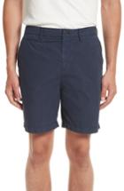 Men's Burberry Fit Chino Shorts, Size 28 - Blue