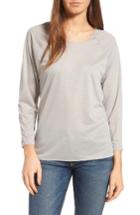 Women's James Perse Double Layer Raglan Tee - Beige