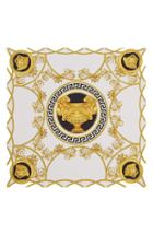 Women's Versace First Line La Coupe Des Dieux Silk Scarf, Size - White