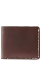 Men's Red Wing Classic Bifold Leather Wallet - Red