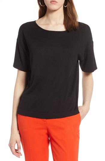 Women's Halogen Lightweight Sweater - Black