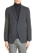 Men's Lanvin Tropical Wool Suit Jacket Eu - Blue