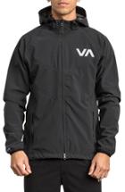 Men's Rvca Va Packable Windbreaker, Size - Black